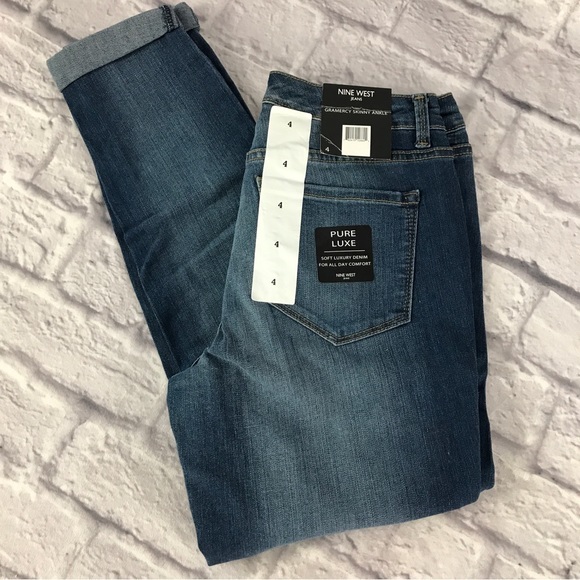 NWT Nine West‎ Gramercy Skinny Ankle Jeans $20 if bundled - Picture 7 of 9